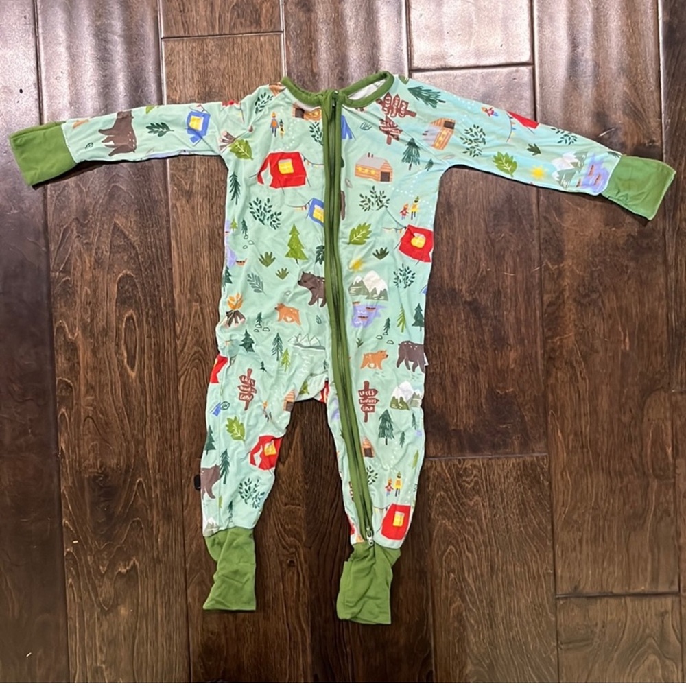 Little Sleepies Camping Print Zippy